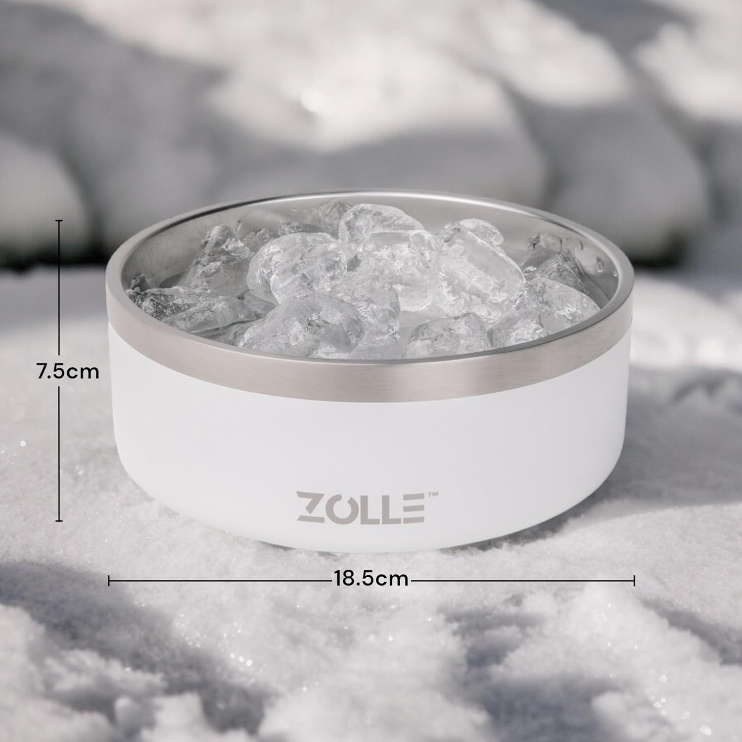 32Oz Stainless Steel Slow Feeder Dog Bowl | Heavy-Duty Non-Slip, Insulated Design | Promotes Healthy Digestion & Prevents Bloat | Food & Water Bowl for Dogs